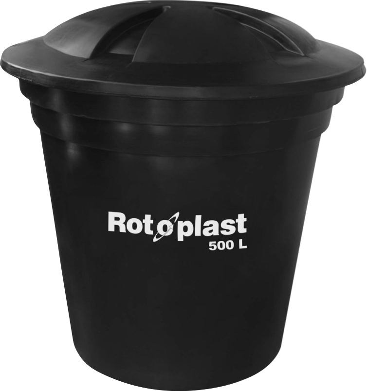 Tanque cónico Rotoplast 500L SIN FONDO